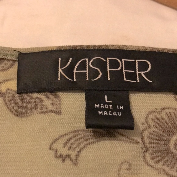KASPER 2PC/ SKIRT SET,Size Large Top, Size X Large Skirt w/ full lining. - Picture 5 of 11